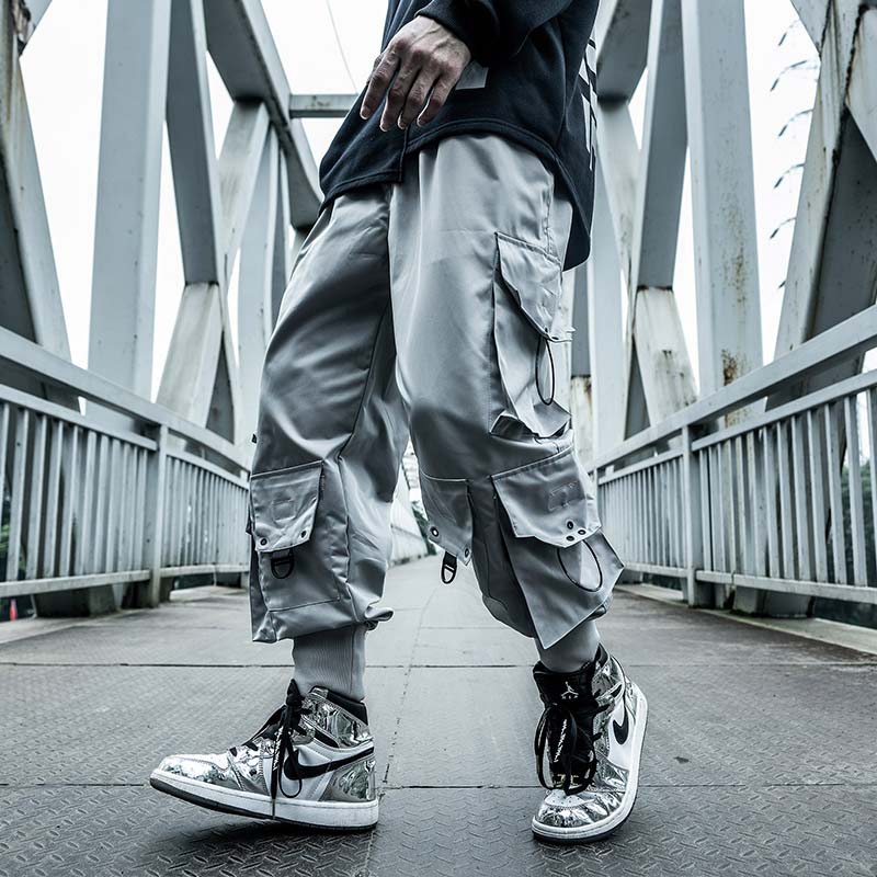 Dark Cosmic Cargo Pants ,  - Streetwear Cargo Pants - Slick Street