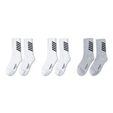 V1AZ Socks (3 PACK) 2 pcs white 1 gray, One Size - Streetwear Socks - Slick Street