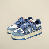 Star Eli1 Skate Sneakers - Blue Blue, 35 - Streetwear Shoes - Slick Street