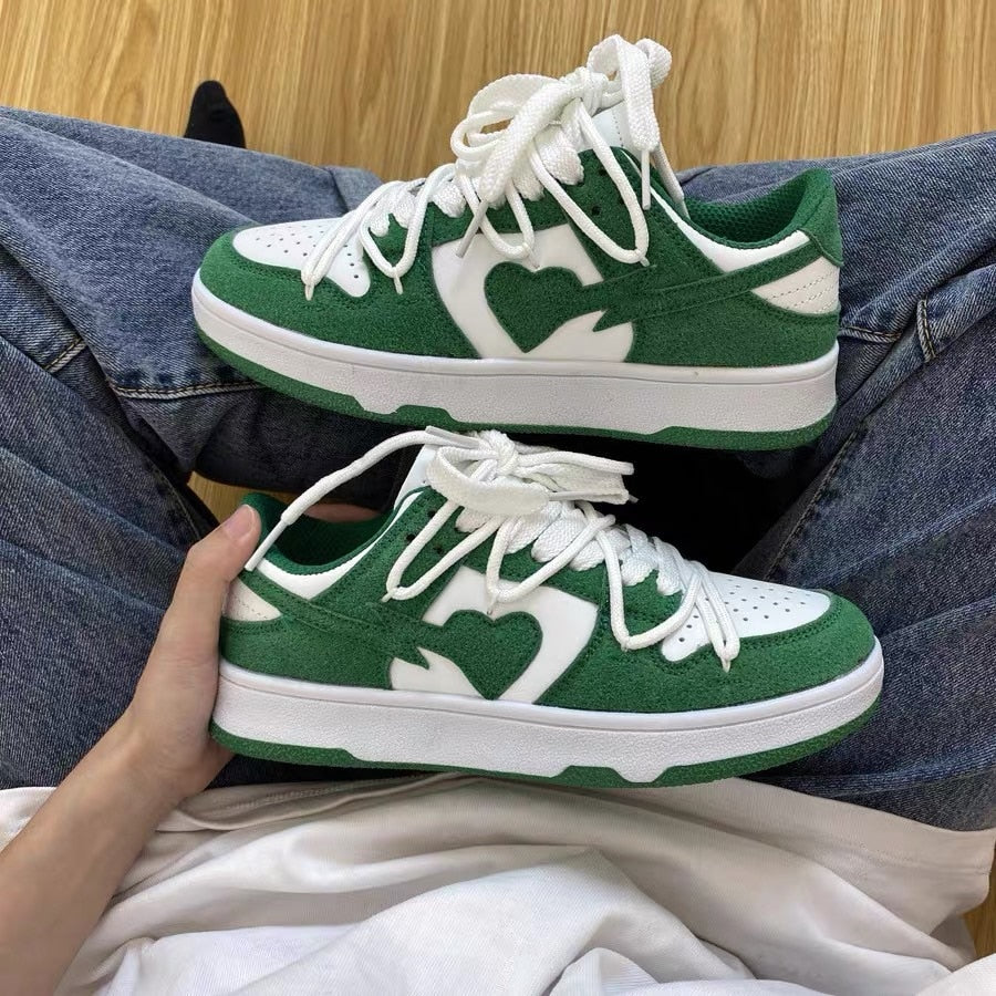 Green MV1 Sneakers Green, 36 - Streetwear Shoes - Slick Street