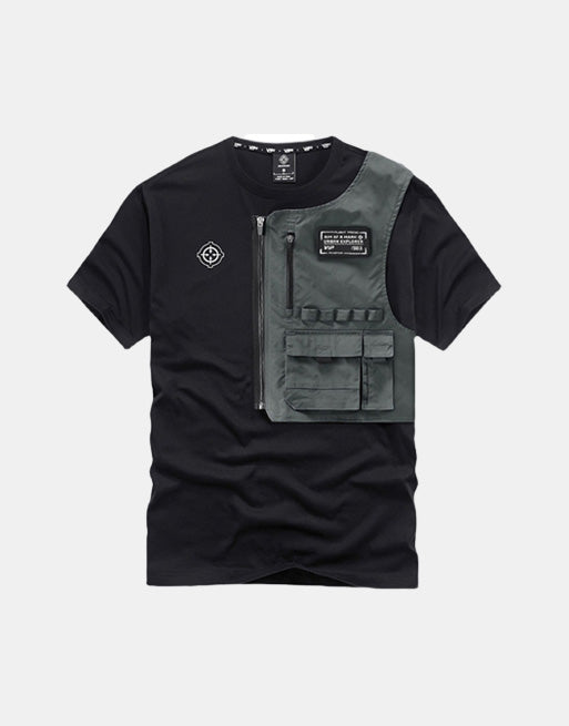 V1 Techwear T-Shirt ,  - Streetwear T-Shirt - Slick Street