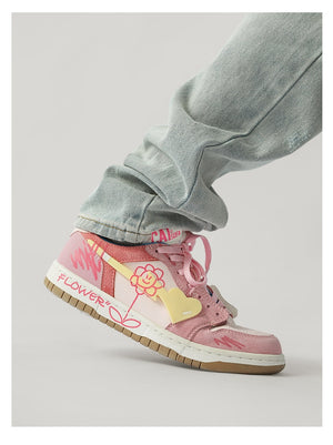 SB Flower Skate Sneakers ,  - Streetwear Shoes - Slick Street