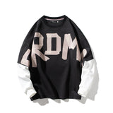 RDM Raglan Sleeve Sweatshirt Black, XS - Streetwear Sweatshirts - Slick Street