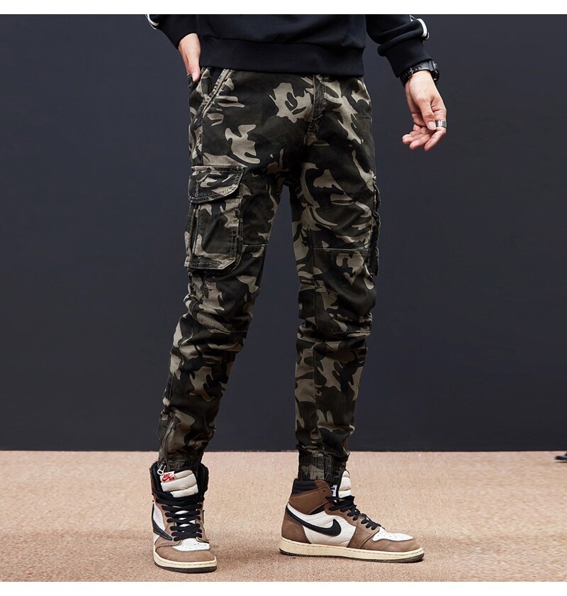 M1 Military Skinny Cargo Pants ,  - Streetwear Cargo Pants - Slick Street