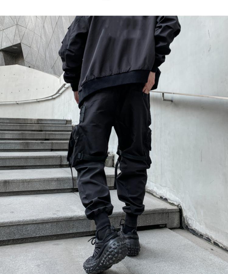 BlackOut Cargo Pants V2 ,  - Streetwear Cargo Pants - Slick Street