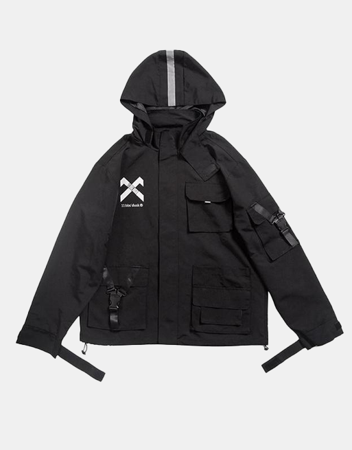 11BBS DUSK Reflective Coat ,  - Streetwear Coats - Slick Street