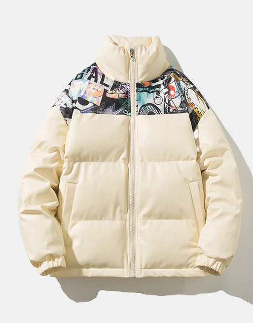 Skate Vision Jacket White, XS - Streetwear Jackets - Slick Street