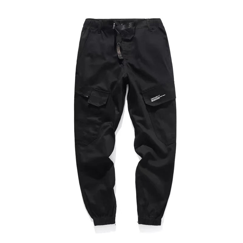 Tactical black cargo pants sales