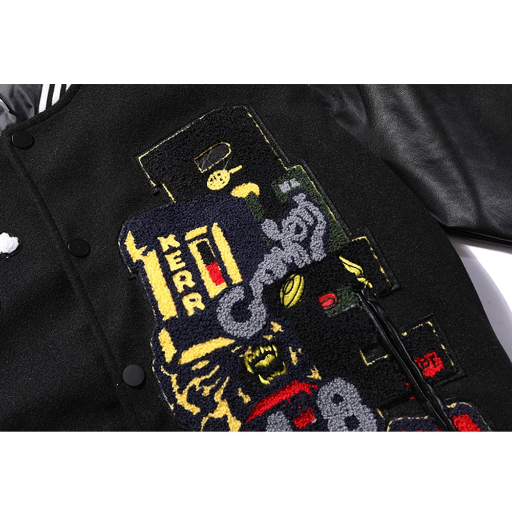 H48 Varsity Jacket ,  - Streetwear Jacket - Slick Street