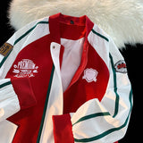 Premium MA1 Zipper Jacket Red, XS - Streetwear Jacket - Slick Street