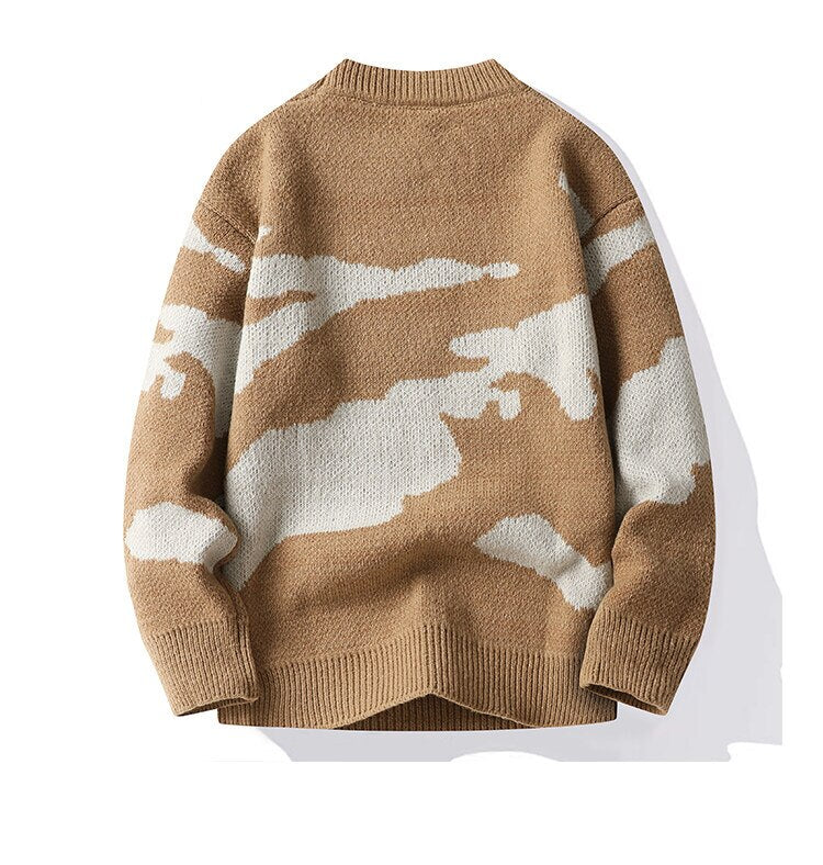 Honeycomb Knitwear Sweater ,  - Streetwear Sweater - Slick Street