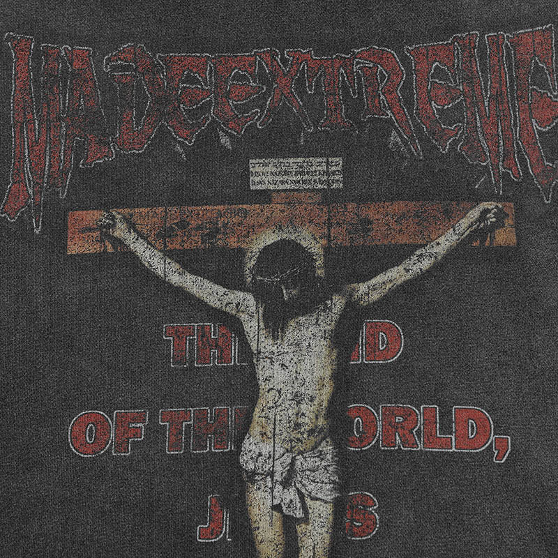 MADEEXTREME 'The Lord' Washed Hoodie ,  - Streetwear Hoodie - Slick Street