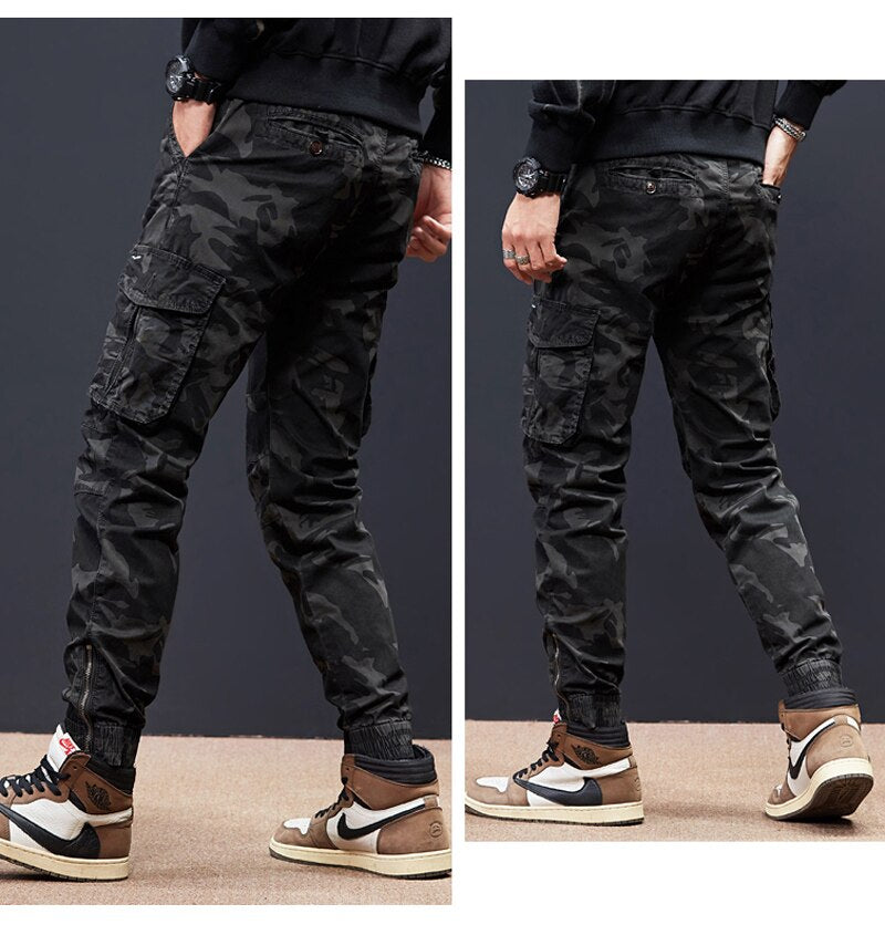 M1 Military Skinny Cargo Pants ,  - Streetwear Cargo Pants - Slick Street