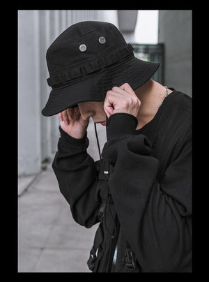 THECROXX #1B Boonie Wide Brim Hat , - Streetwear Hats - Slick Street