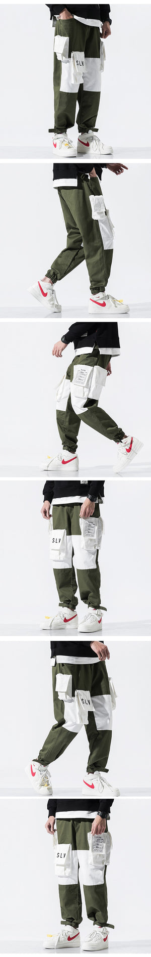 SLVN Elastic Ankle Pants ,  - Streetwear Pants - Slick Street