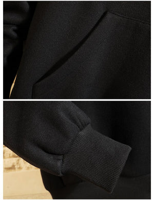 Plain Rivet Pullover Hoodie ,  - Streetwear Hoodie - Slick Street
