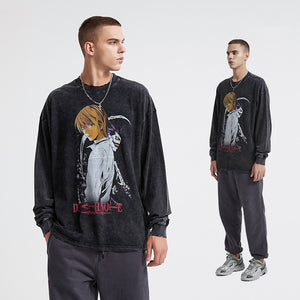 Death Note Anime Sweatshirt , - Streetwear Sweatshirts - Slick Street