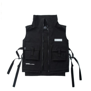 Black V1 Vest ,  - Streetwear Vest - Slick Street