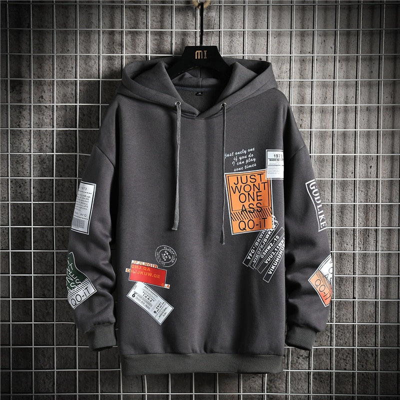 JWO Design Hoodie Dark Gray, XS - Streetwear Hoodie - Slick Street