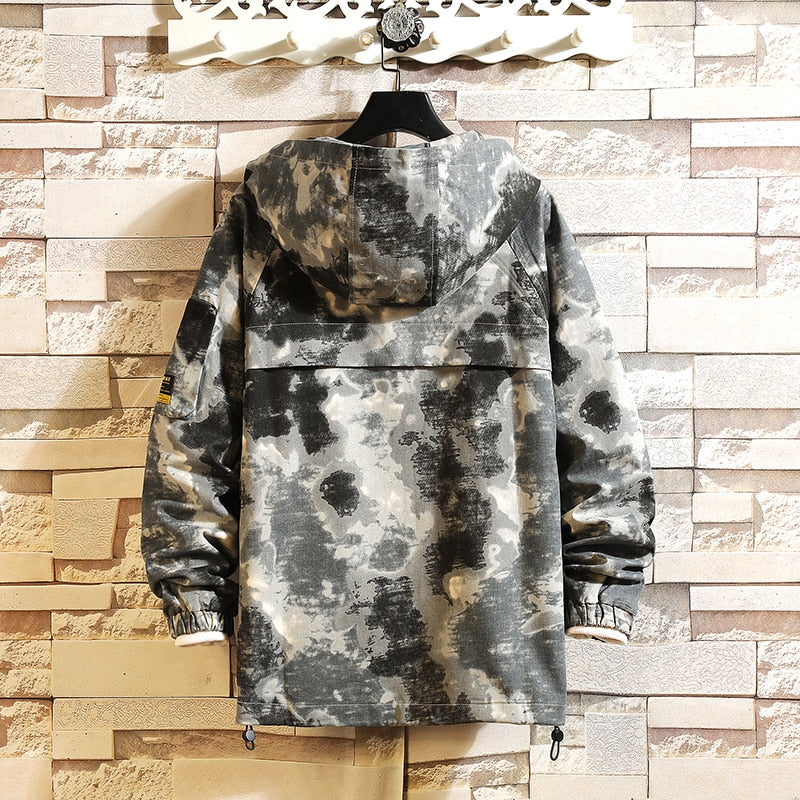 Camo jacket cheap streetwear