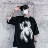 Wolf Spider 3D Crewneck T-Shirt Black, XS - Streetwear T-Shirts - Slick Street