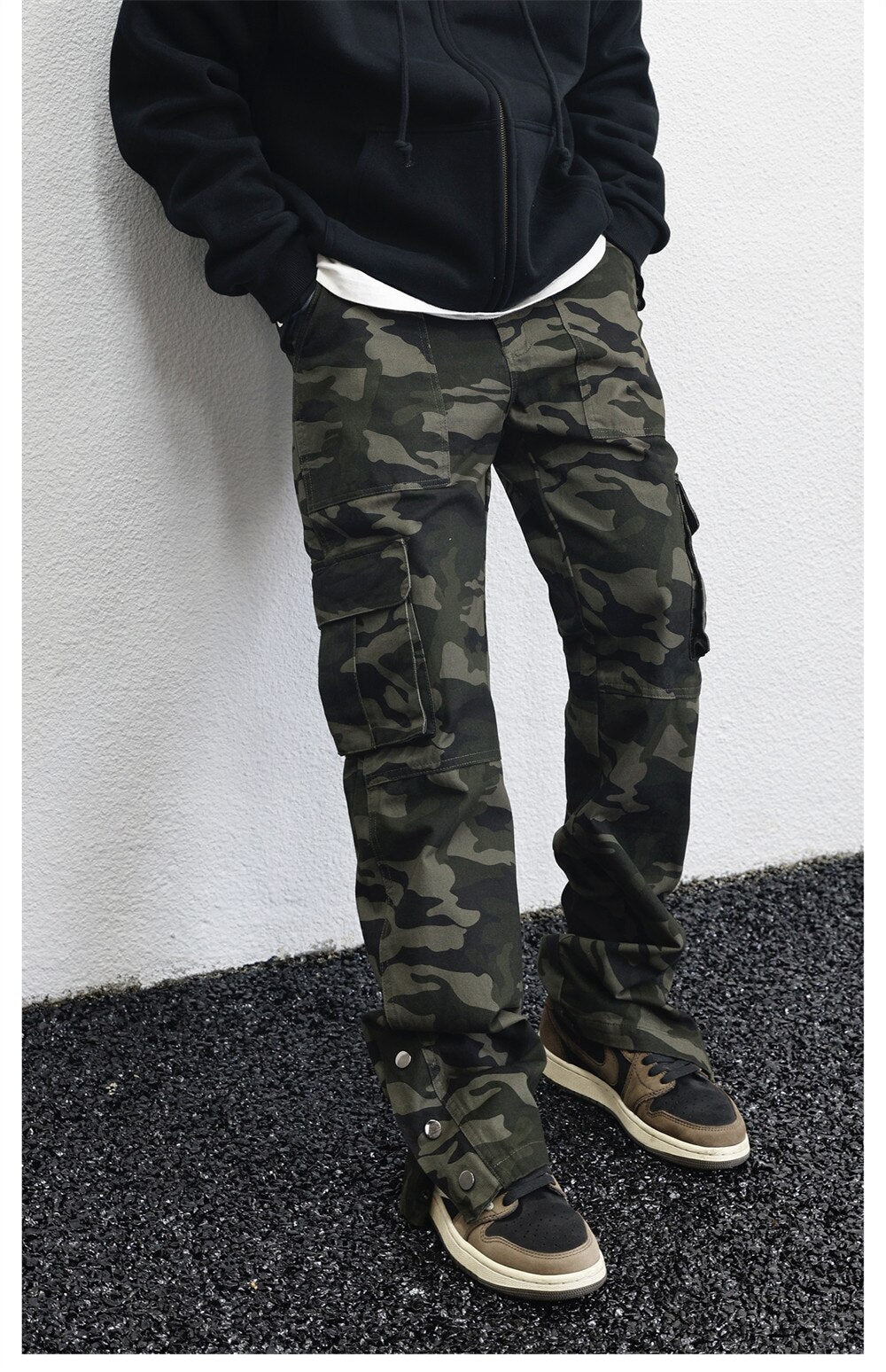 AM23 Straight Camo Cargo Pants ,  - Streetwear Cargo Pants - Slick Street