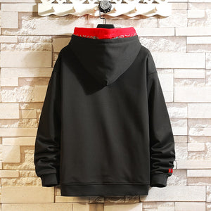 Elegance Two Color Hoodie With Rib Sleeves ,  - Streetwear Hoodie - Slick Street