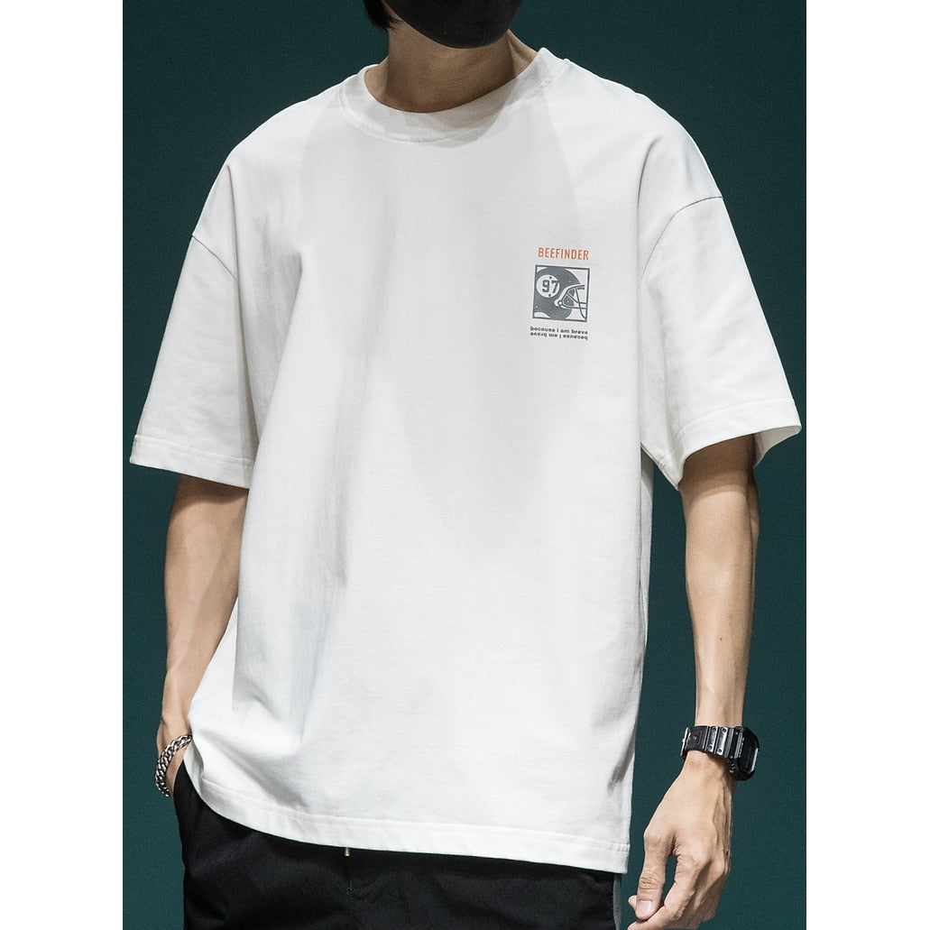 BEEFINDER #97 T-Shirt White, XS - Streetwear T-Shirt - Slick Street
