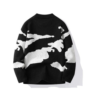 Honeycomb Knitwear Sweater ,  - Streetwear Sweater - Slick Street