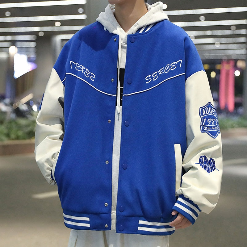 SERCE Varsity Jacket ,  - Streetwear Jacket - Slick Street