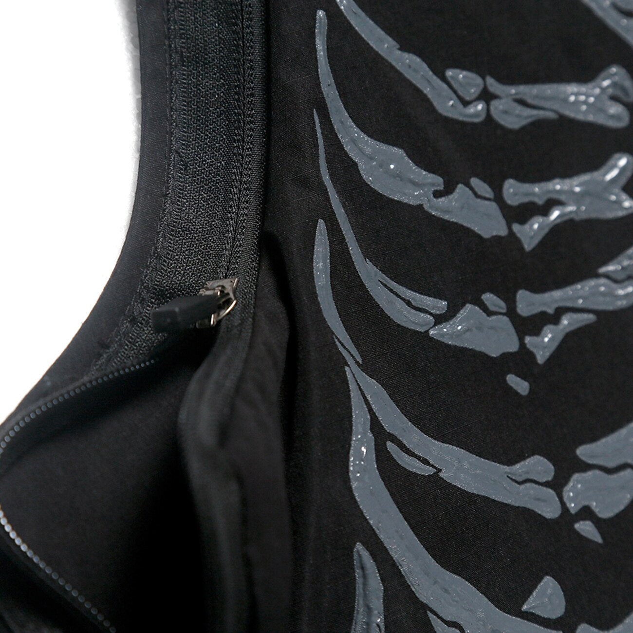 Skeleton Print Vest ,  - Streetwear Vest - Slick Street