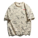 Graffiti Urban Art Style T-Shirts Khaki, XS - Streetwear T-Shirts - Slick Street