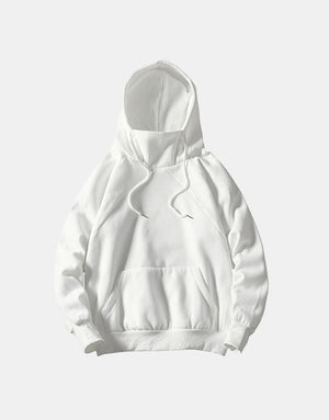 Plain Rivet Pullover Hoodie ,  - Streetwear Hoodie - Slick Street