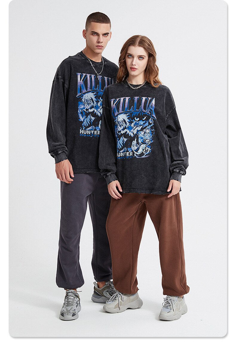 Killua Rookie Hunter Sweatshirt , - Streetwear Sweatshirts - Slick Street