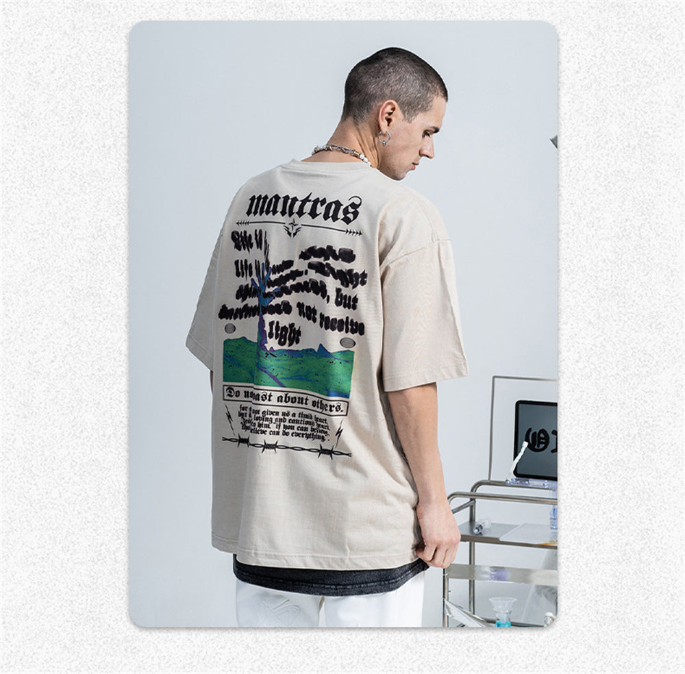 Mantras T-Shirt ,  - Streetwear Tee - Slick Street