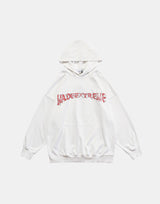 MADEEXTREME 'The Lord' Washed Hoodie White, XS - Streetwear Hoodie - Slick Street