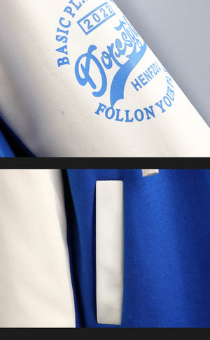 Dorestyle Hooded Varsity Jacket ,  - Streetwear Jacket - Slick Street