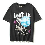 Lost In Space T-Shirt Black, XS - Streetwear T-Shirts - Slick Street