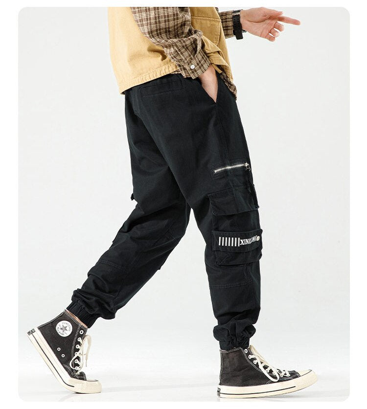 XIN Cargo Pants ,  - Streetwear Cargo Pants - Slick Street