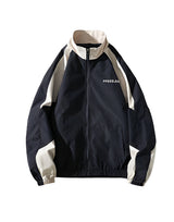 PPDADJIA Windbreaker Jacket Navy, XS - Streetwear Jacket - Slick Street