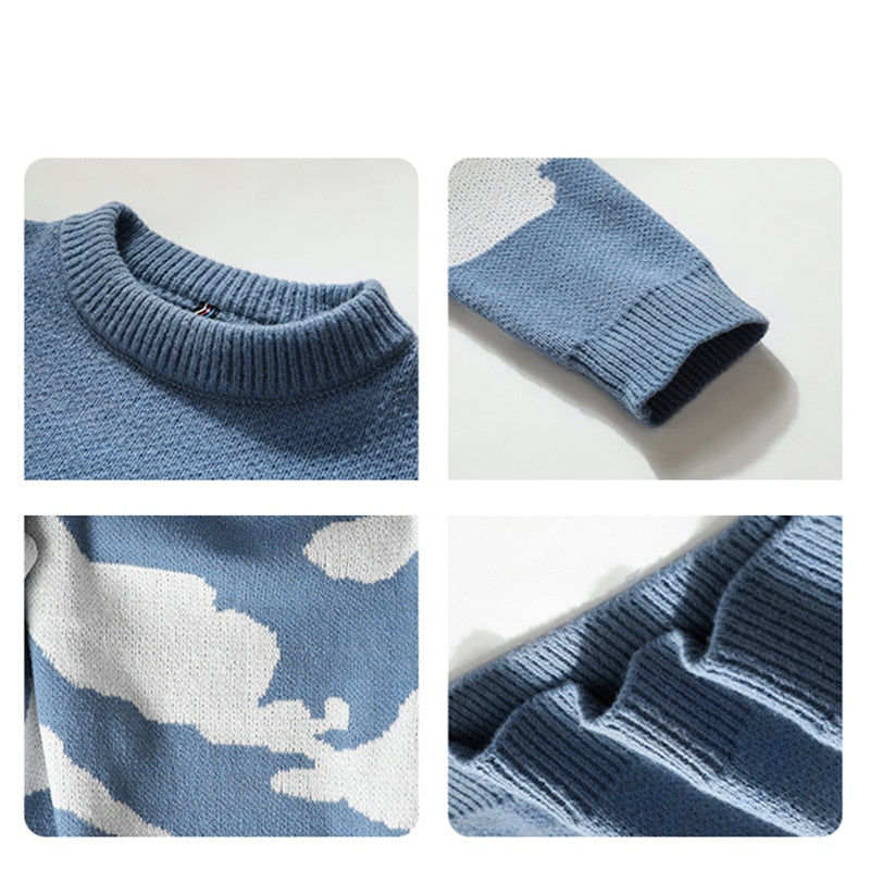 Honeycomb Knitwear Sweater ,  - Streetwear Sweater - Slick Street