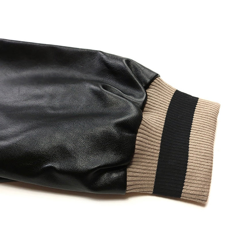 Change From Us Two Shaded Heart Shape Varsity Jacket ,  - Streetwear Jacket - Slick Street