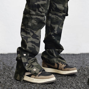 AM23 Straight Camo Cargo Pants ,  - Streetwear Cargo Pants - Slick Street