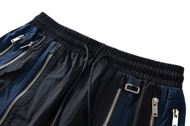 Hip Hop Style Straight Zipper Pants ,  - Streetwear  - Slick Street