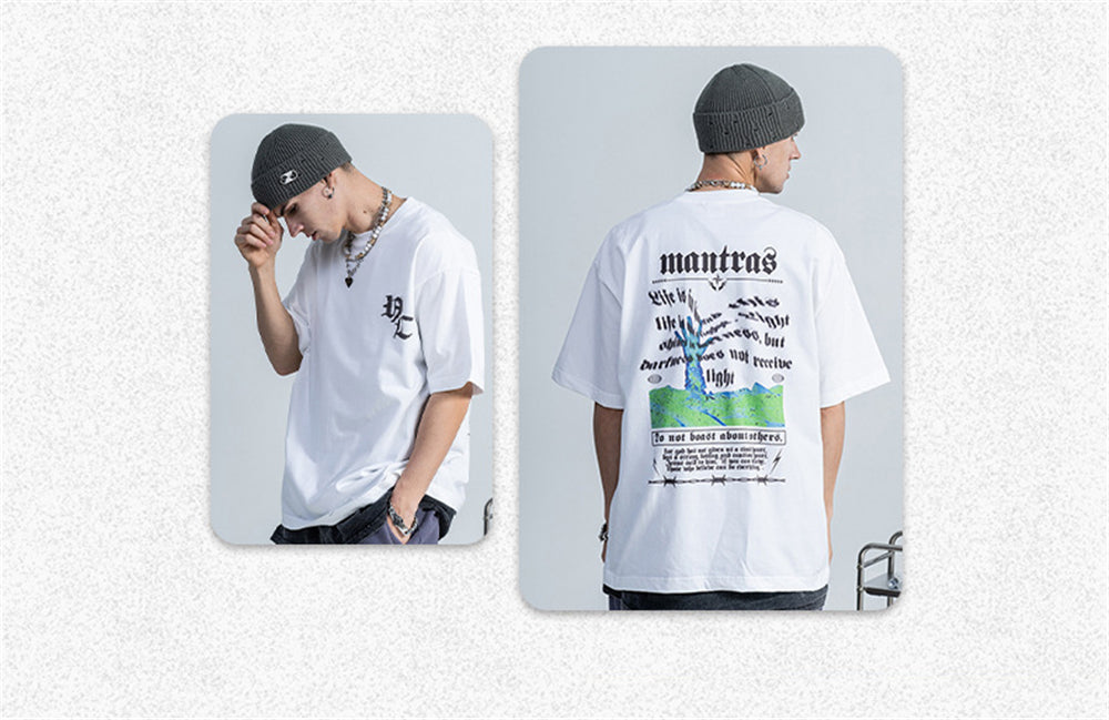 Mantras T-Shirt ,  - Streetwear Tee - Slick Street