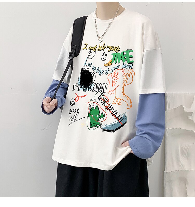 I Can't Help Myself Art Long Sleeve ,  - Streetwear Shirt - Slick Street