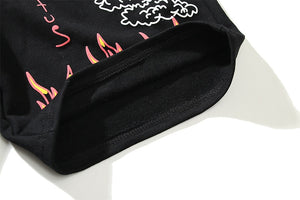 Cactus Fire Shorts ,  - Streetwear Shorts - Slick Street