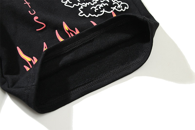 Cactus Fire Shorts ,  - Streetwear Shorts - Slick Street