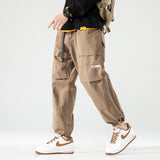 Safari C1 Cuffed Pants XS, Khaki - Streetwear Pants - Slick Street