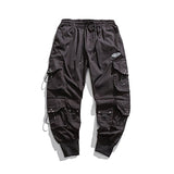 Dark Cosmic Cargo Pants Black, XS - Streetwear Cargo Pants - Slick Street